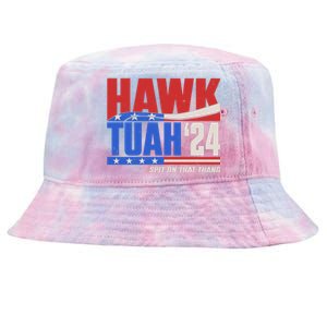 Hawk Tuah 2024 Spit On That Thang Tie-Dyed Bucket Hat