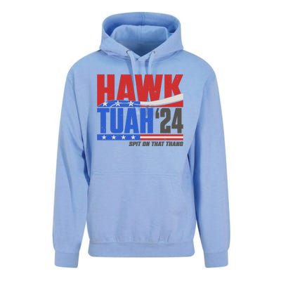 Hawk Tuah 2024 Spit On That Thang Unisex Surf Hoodie