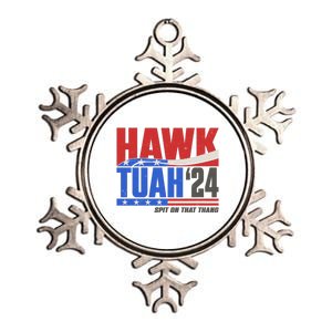 Hawk Tuah 2024 Spit On That Thang Metallic Star Ornament