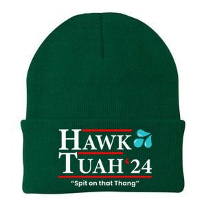 Hawk Tuah 24 Spit On That Thang Knit Cap Winter Beanie