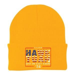 Hawk Tuah 24 Spit On That Thang Knit Cap Winter Beanie