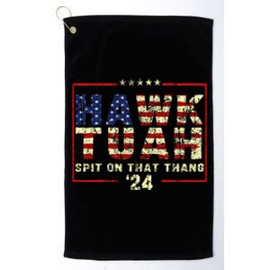 Hawk Tuah 24 Spit On That Thang Platinum Collection Golf Towel