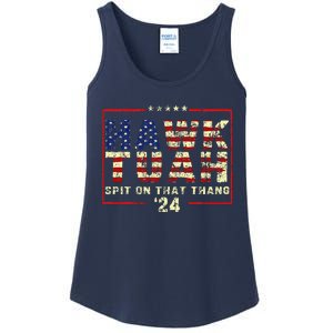 Hawk Tuah 24 Spit On That Thang Ladies Essential Tank