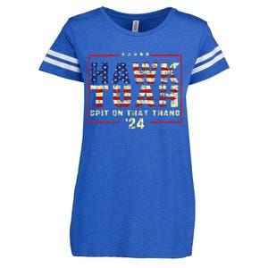 Hawk Tuah 24 Spit On That Thang Enza Ladies Jersey Football T-Shirt