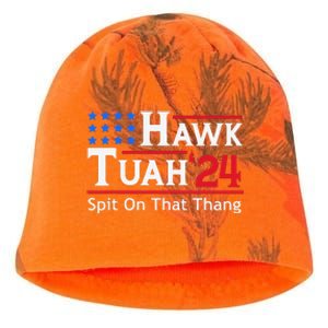 Hawk Tuah 24 Spit On That Thang Kati - Camo Knit Beanie