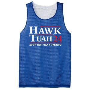 Hawk Tuah 24 Spit On That Thang Hawk Tuah 2024 Hawk Tush Mesh Reversible Basketball Jersey Tank