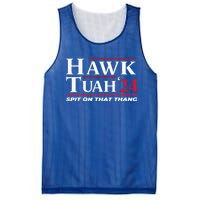 Hawk Tuah 24 Spit On That Thang Hawk Tuah 2024 Hawk Tush Mesh Reversible Basketball Jersey Tank