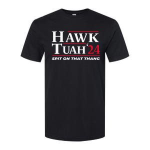 Hawk Tuah 24 Spit On That Thang Hawk Tuah 2024 Hawk Tush Softstyle CVC T-Shirt