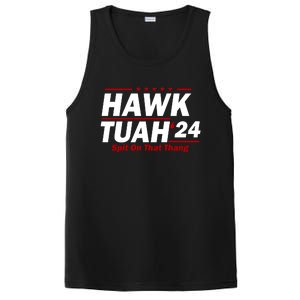 Hawk Tuah 24 Spit On That Thang Funny Saying PosiCharge Competitor Tank