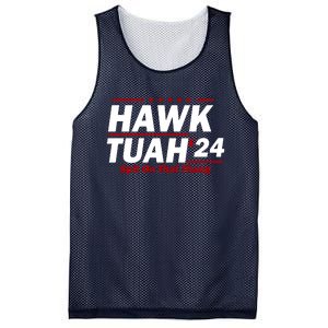 Hawk Tuah 24 Spit On That Thang Funny Saying Mesh Reversible Basketball Jersey Tank