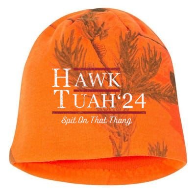 Hawk Tuah 24 Spit On That Thang Kati - Camo Knit Beanie