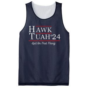 Hawk Tuah 24 Spit On That Thang Mesh Reversible Basketball Jersey Tank