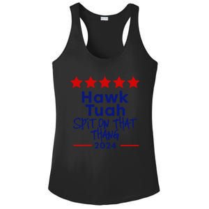 Hawk Tuah 24 Spit On That Thang Ladies PosiCharge Competitor Racerback Tank