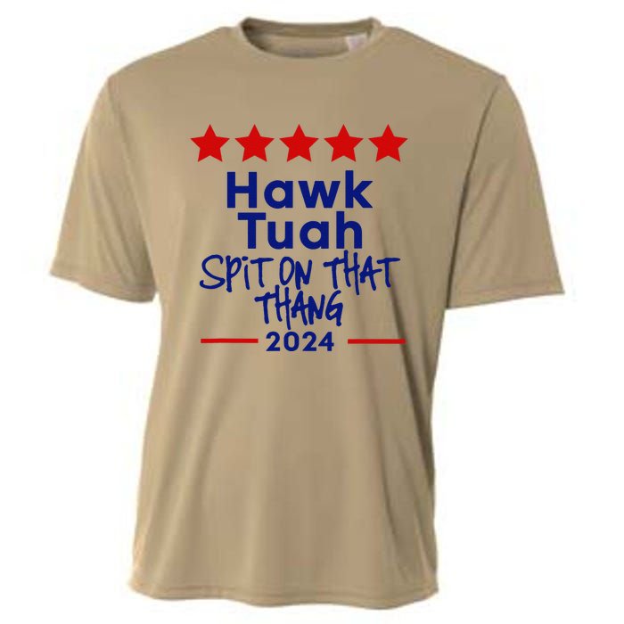 Hawk Tuah 24 Spit On That Thang Cooling Performance Crew T-Shirt