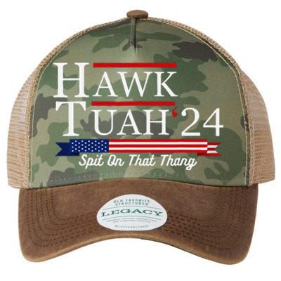 Hawk Tuah 24 Spit On That Thang Legacy Tie Dye Trucker Hat