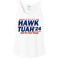 Hawk Tuah 24 Spit On That Thang Funny Saying Ladies Essential Tank