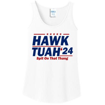 Hawk Tuah 24 Spit On That Thang Funny Saying Ladies Essential Tank