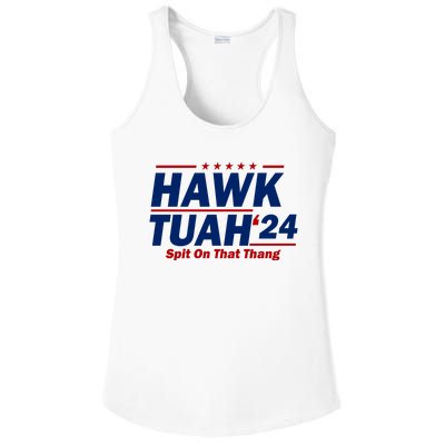 Hawk Tuah 24 Spit On That Thang Funny Saying Ladies PosiCharge Competitor Racerback Tank