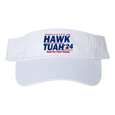 Hawk Tuah 24 Spit On That Thang Funny Saying Valucap Bio-Washed Visor