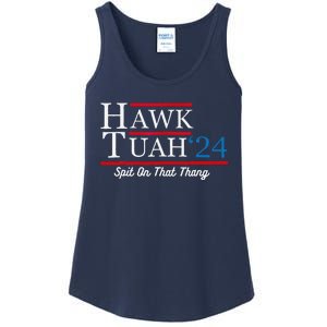 Hawk Tuah 24 Spit On That Thang Ladies Essential Tank