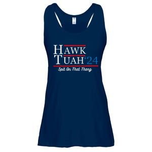 Hawk Tuah 24 Spit On That Thang Ladies Essential Flowy Tank