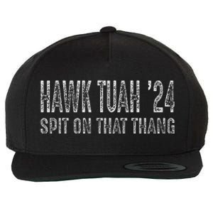 Hawk Tuah 24 Spit On That Thang Wool Snapback Cap