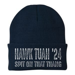 Hawk Tuah 24 Spit On That Thang Knit Cap Winter Beanie