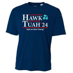 Hawk Tuah 24 Spit On That Thang Cooling Performance Crew T-Shirt