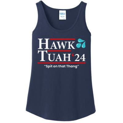 Hawk Tuah 24 Spit On That Thang Ladies Essential Tank