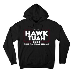 Hawk Tuah 24 Spit On That Thang Funny Saying Hoodie