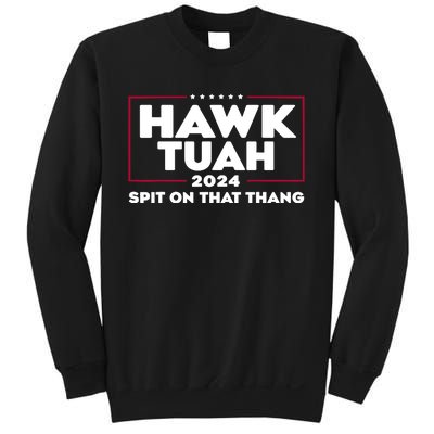 Hawk Tuah 24 Spit On That Thang Funny Saying Sweatshirt