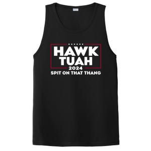 Hawk Tuah 24 Spit On That Thang Funny Saying PosiCharge Competitor Tank