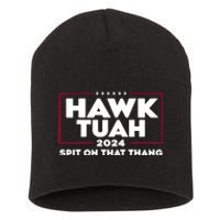 Hawk Tuah 24 Spit On That Thang Funny Saying Short Acrylic Beanie