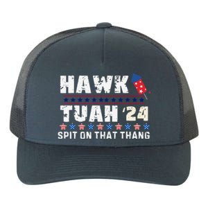 Hawk Tuah 24 Spit On That Thang America Funny Trending Meme Yupoong Adult 5-Panel Trucker Hat