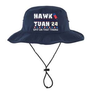 Hawk Tuah 24 Spit On That Thang America Funny Trending Meme Legacy Cool Fit Booney Bucket Hat