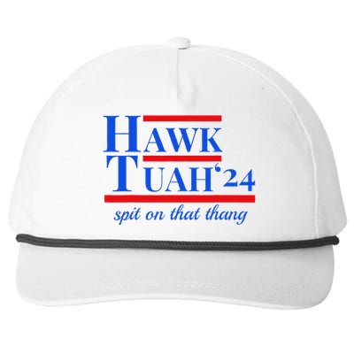 Hawk Tuah 24 Spit On That Thang Funny Meme Snapback Five-Panel Rope Hat