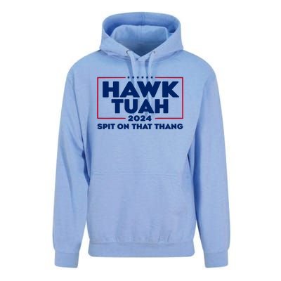 Hawk Tuah 24 Spit On That Thang Funny Saying Unisex Surf Hoodie