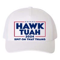 Hawk Tuah 24 Spit On That Thang Funny Saying Yupoong Adult 5-Panel Trucker Hat