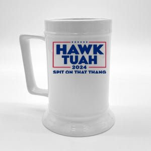 Hawk Tuah 24 Spit On That Thang Funny Saying Beer Stein