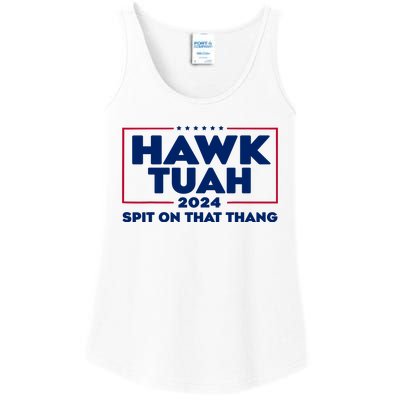 Hawk Tuah 24 Spit On That Thang Funny Saying Ladies Essential Tank