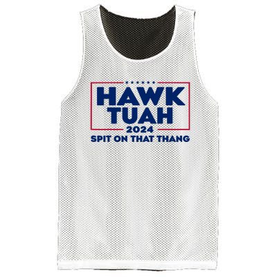 Hawk Tuah 24 Spit On That Thang Funny Saying Mesh Reversible Basketball Jersey Tank