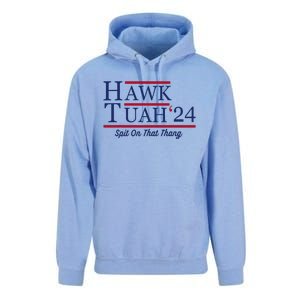 Hawk Tuah 24 Spit On That Thang Hawk Tuah 2024 Hawk Tush Unisex Surf Hoodie