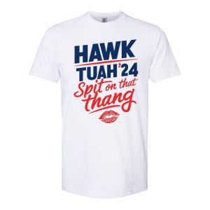 Hawk Tuah 24 Spit On That Thang Hawk Tuah 2024 Hawk Tush Softstyle CVC T-Shirt