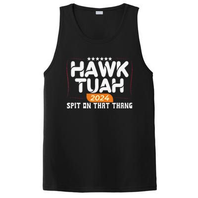 Hawk Tuah 24 Spit On That Thang Hawk Tush 2024 Funny Quote PosiCharge Competitor Tank