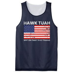 Hawk Tuah 24 Spit On That Thang Usa Flag Mesh Reversible Basketball Jersey Tank