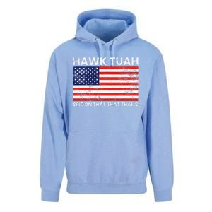 Hawk Tuah 24 Spit On That Thang Usa Flag Unisex Surf Hoodie