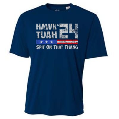 Hawk Tuah 24 Spit On That Thang Cooling Performance Crew T-Shirt