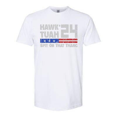 Hawk Tuah 24 Spit On That Thang Softstyle CVC T-Shirt