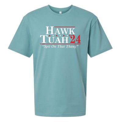 Hawk Tuah 24 Spit On That Thang Sueded Cloud Jersey T-Shirt