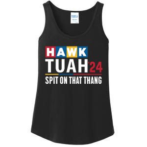 Hawk Tuah 24 Spit On That Thang Funny Saying Ladies Essential Tank